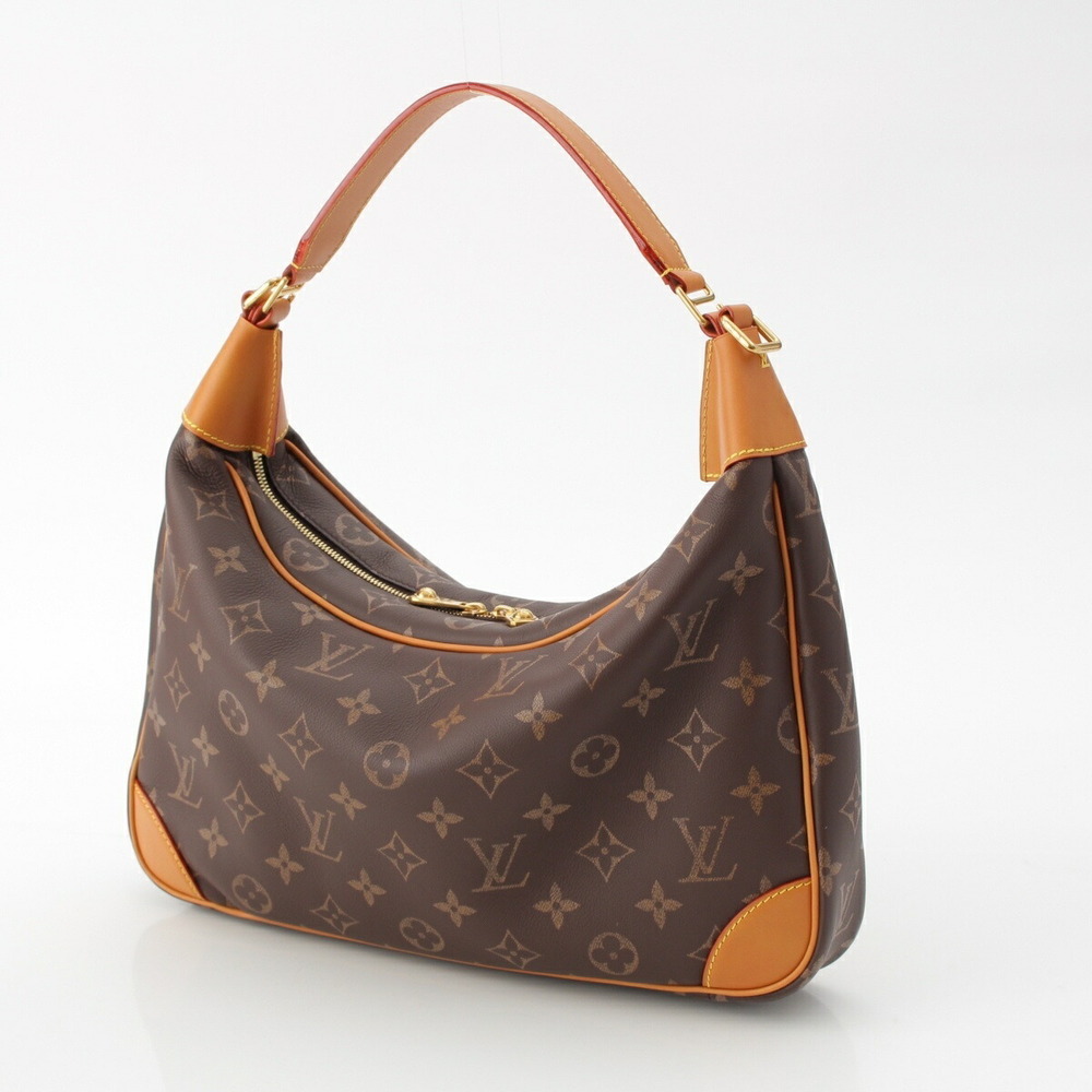 Louis Vuitton Spring Summer Calfskin Monogram Boulogne Hobo Shoulder Bag Brown - Picture 2 of 6